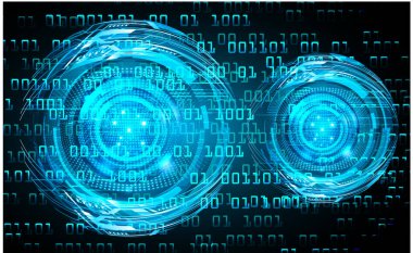 Siber devre gelecekteki teknoloji kavramı