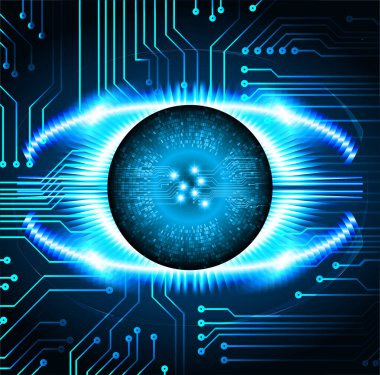 Siber devre gelecekteki teknoloji kavramı