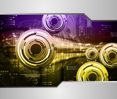 Siber devre gelecekteki teknoloji kavramı