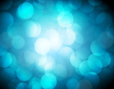 bokeh arkaplan mavi ışık