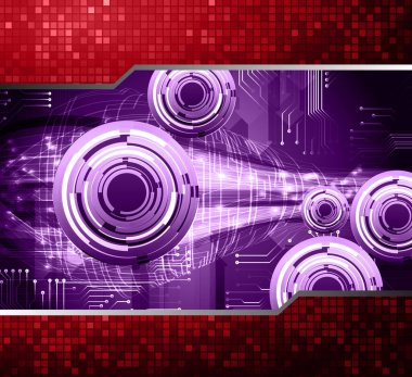 Siber devre gelecekteki teknoloji kavramı