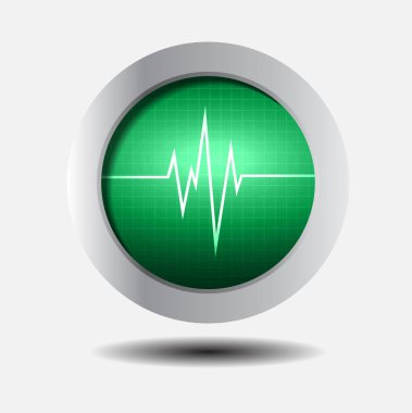 Modern tıbbi simgenin vektör illüstrasyonu