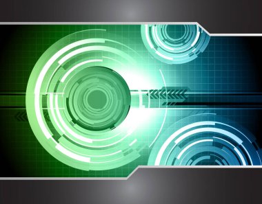 Siber devre gelecekteki teknoloji kavramı