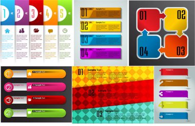 modern metin kutusu şablonları, pankart bilgileri