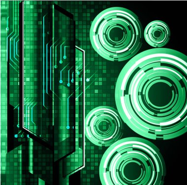 Siber devre gelecekteki teknoloji kavramı