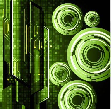 Siber devre gelecekteki teknoloji kavramı