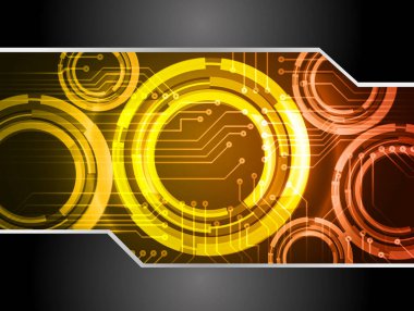 Siber devre gelecekteki teknoloji kavramı