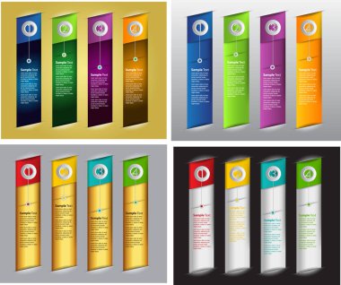 modern metin kutusu şablonları, pankart bilgileri