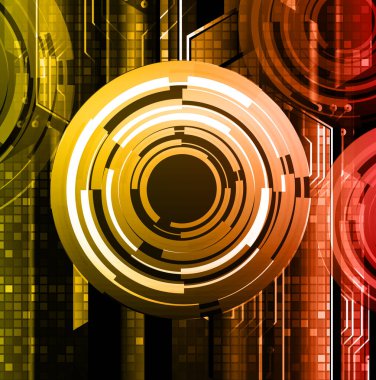 Siber devre gelecekteki teknoloji kavramı