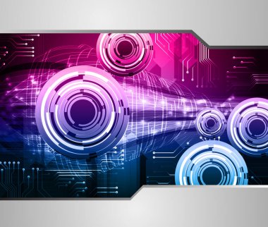 Siber devre gelecekteki teknoloji kavramı