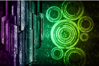 Siber devre gelecekteki teknoloji kavramı