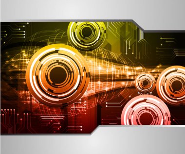 Siber devre gelecekteki teknoloji kavramı