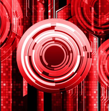 Siber devre gelecekteki teknoloji kavramı