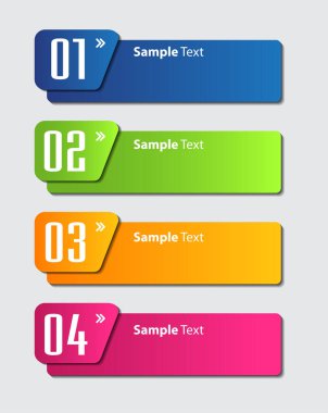 modern metin kutusu şablonları, pankart bilgileri