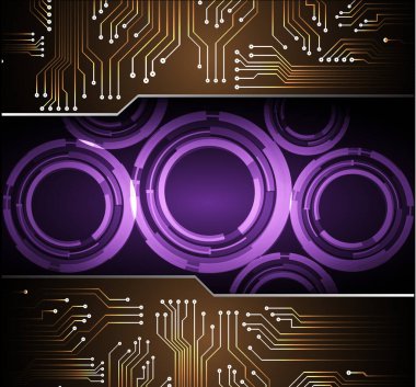 Siber devre gelecekteki teknoloji kavramı