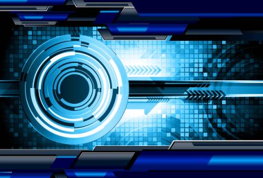 Siber devre gelecekteki teknoloji kavramı