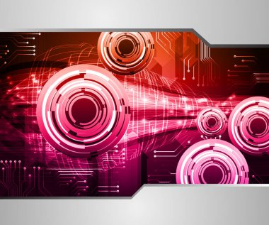 Siber devre gelecekteki teknoloji kavramı