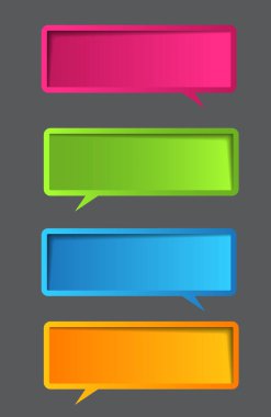 modern metin kutusu şablonları, pankart bilgileri