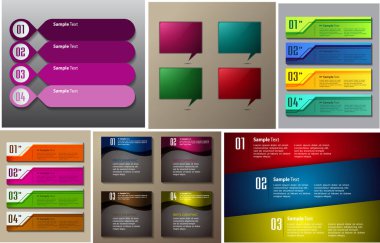 modern metin kutusu şablonları, pankart bilgileri