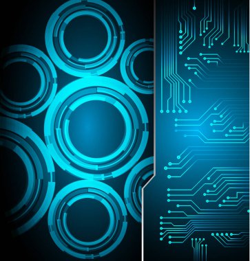 Siber devre gelecekteki teknoloji kavramı