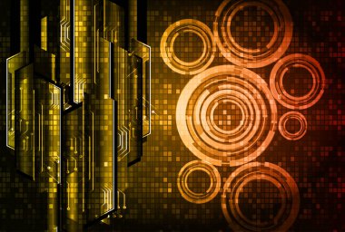 Siber devre gelecekteki teknoloji kavramı