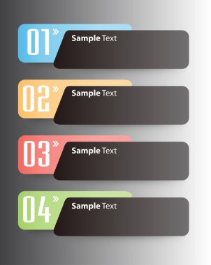 modern metin kutusu şablonları, pankart bilgileri