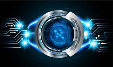 Siber devre gelecekteki teknoloji kavramı