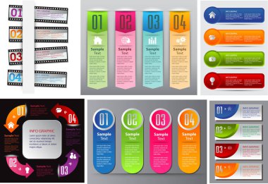 modern metin kutusu şablonları, pankart bilgileri