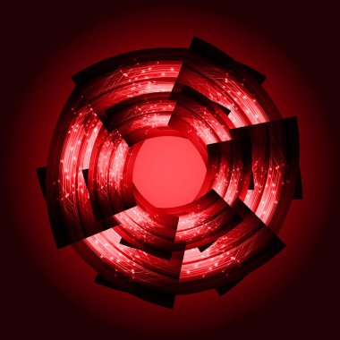 Siber devre gelecekteki teknoloji kavramı