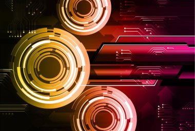 Siber devre gelecekteki teknoloji kavramı