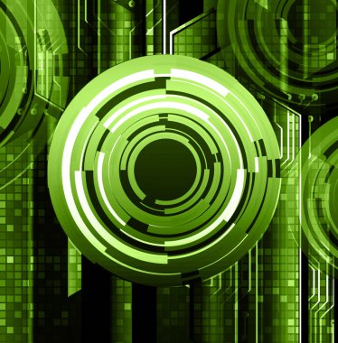 Siber devre gelecekteki teknoloji kavramı