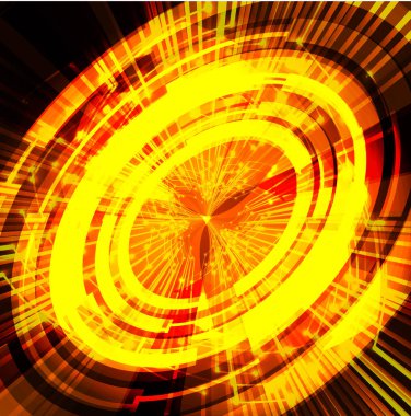 Siber devre gelecekteki teknoloji kavramı