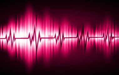 vektör kırmızı ve siyah müzik eşitleyici arkaplan