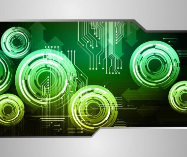 Siber devre gelecekteki teknoloji kavramı