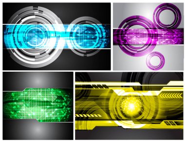 Siber devre gelecekteki teknoloji kavramı