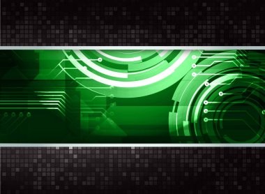 Siber devre gelecekteki teknoloji kavramı