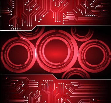 Siber devre gelecekteki teknoloji kavramı