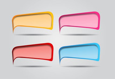 modern metin kutusu şablonları, pankart bilgileri