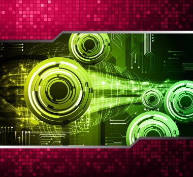 Siber devre gelecekteki teknoloji kavramı