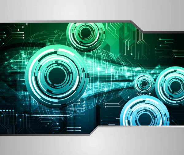 Siber devre gelecekteki teknoloji kavramı