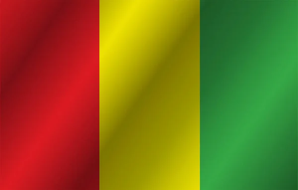 Bandera Burkina Faso Vector Ilustración — Vector de stock