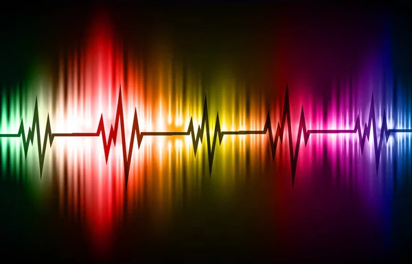 音波のベクトル図 — ストックベクタ