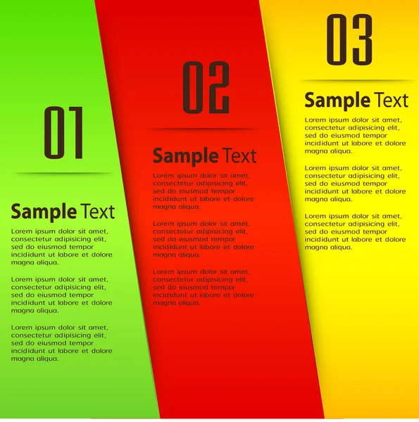 Modern Text Box Templates Banner Infographics — Stock Vector