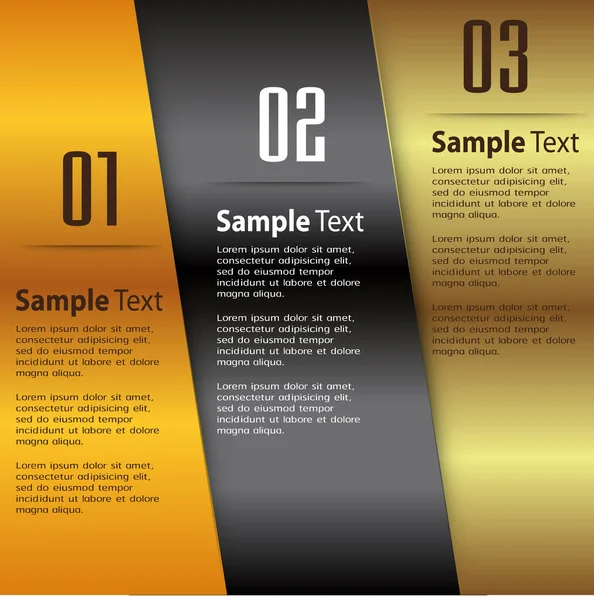 Modern Text Box Templates Banner Infographics — Stock Vector