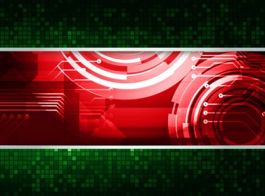 Siber devre gelecekteki teknoloji kavramı