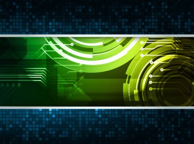 Siber devre gelecekteki teknoloji kavramı