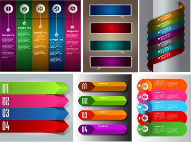 modern metin kutusu şablonları, pankart bilgileri