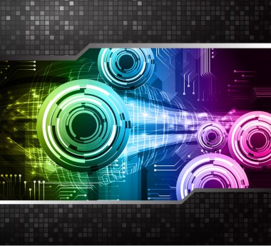 Siber devre gelecekteki teknoloji kavramı