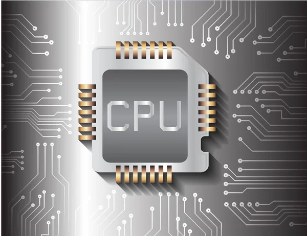 Fond Carte Circuit Imprimé Illustration Vectorielle — Image vectorielle