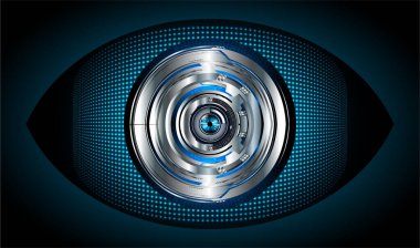 kamera lensleriyle modern dijital arkaplan